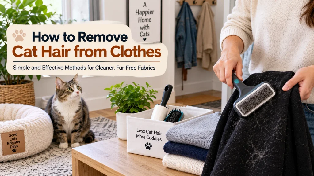 How to Remove Cat Hair from Clothes